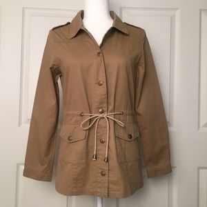 THE ZENANA MP Tan Brown Khaki Long Sleeve Jacket